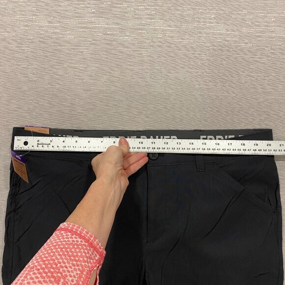 Eddie Bauer Fleece Lined Tech Pants Mens 40 x 30 Black Water Repellent Insulated - Picture 9 of 14